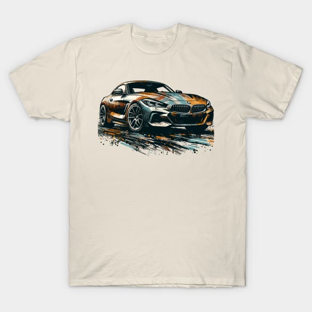 BMW Z4 T-Shirt by Vehicles-Art